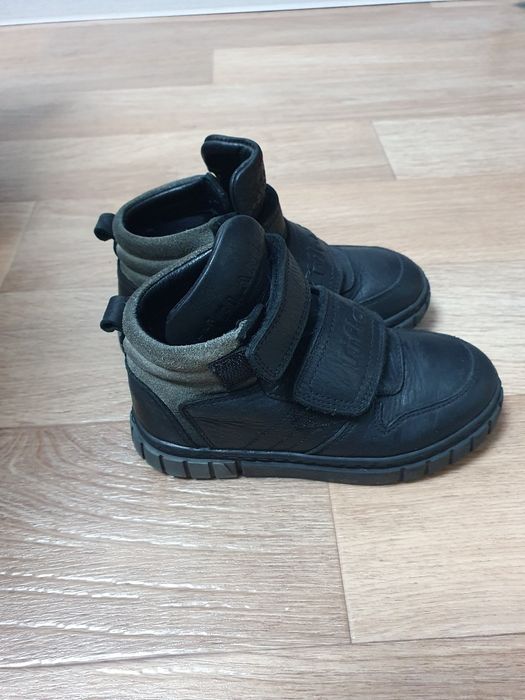 Демесезонные кожаные ботинки 27 размера для мальчика