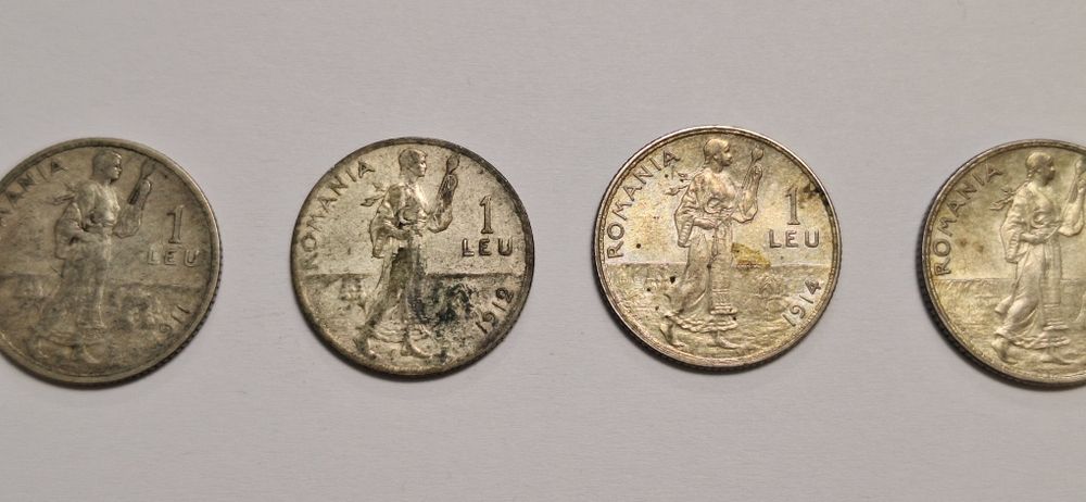 11 Monede argint Romania