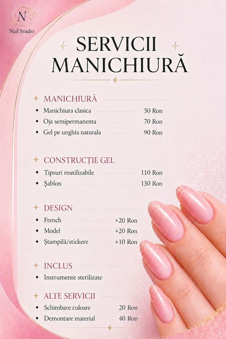 Servicii manichiura ( sector 2 )
