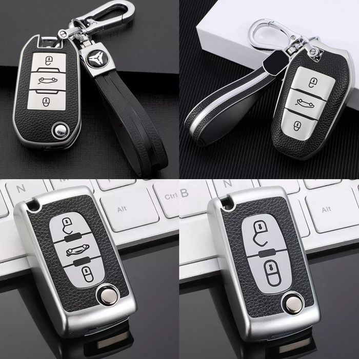 Калъф ключ Citroen C3 C4 C5 Peugeot 308,2008,3008,407,508,5008,Opel