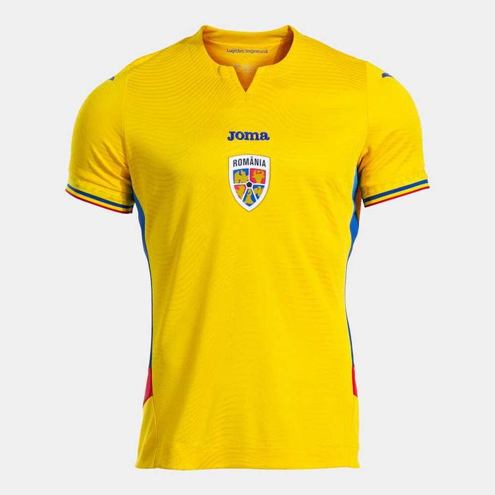 ORIGINAL Tricou Oficial De Joc Adulti Romania 25/26 Galben-ideal cadou