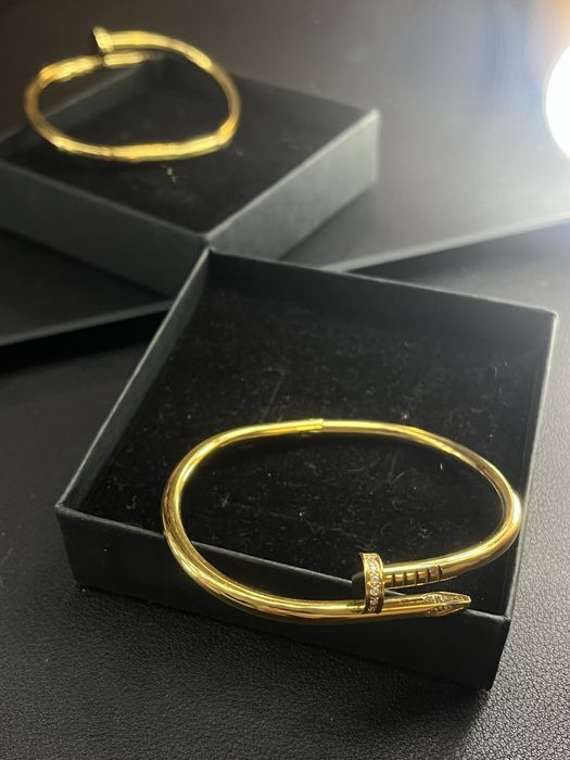 bratara juste un clou aurie