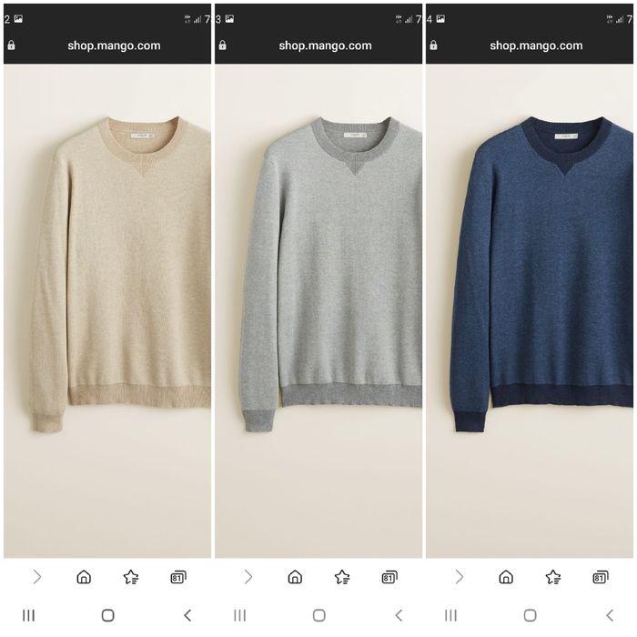 pulover barbati Xl Mango