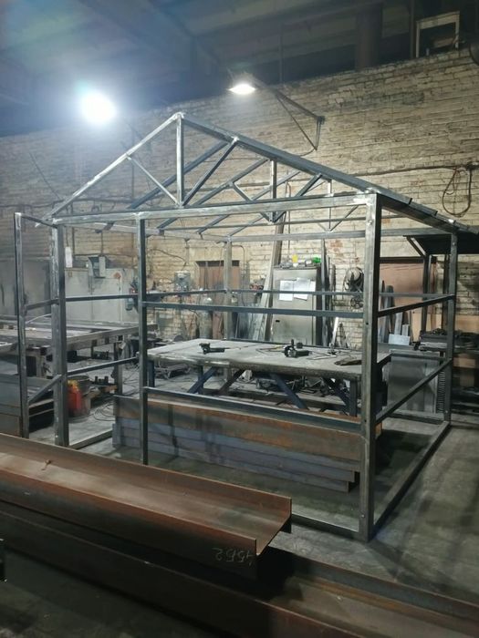 Металлоконструкции, фермы ангары