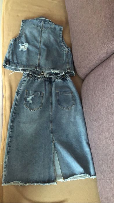 Джинсовый костюм