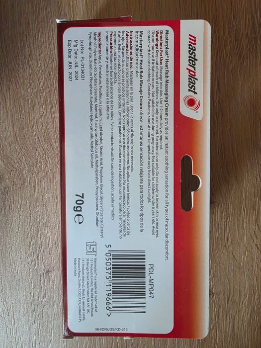 Crema cu efect de încălzire oferă un efect instantaneu durerilor 70g