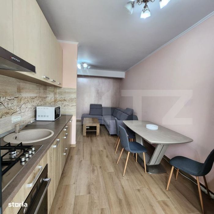 Apartament mobilat, 48 mp, ocupabil imediat, zona Sagului