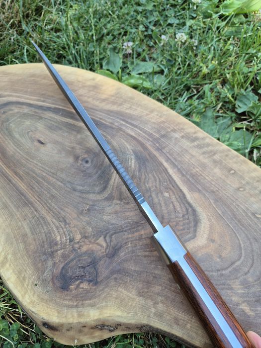 Голям ловен нож с кожена кания,LN452