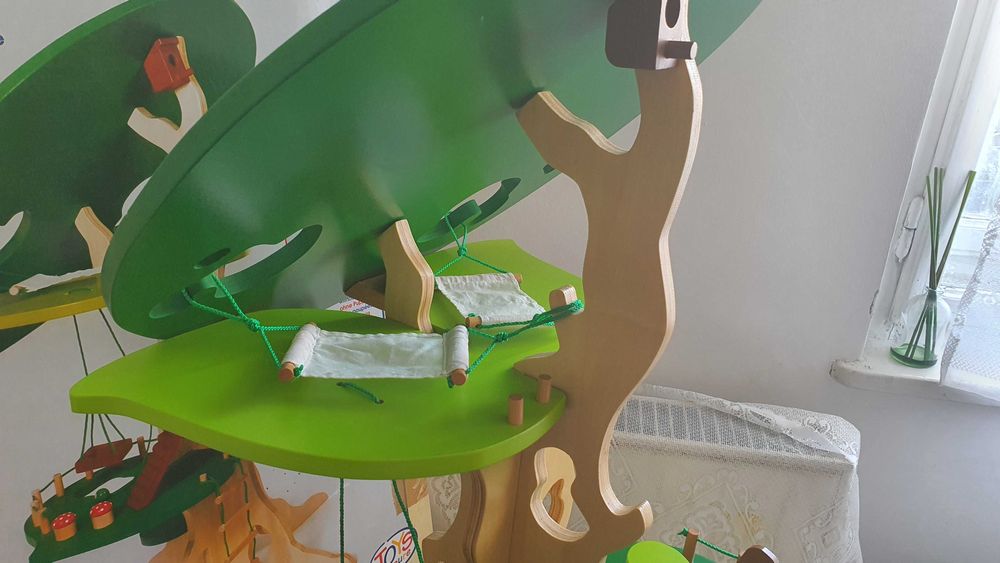 Set de construit din lemn casa din copac