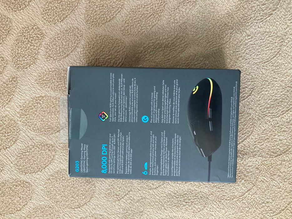 Геймърска мишка Logitech G203