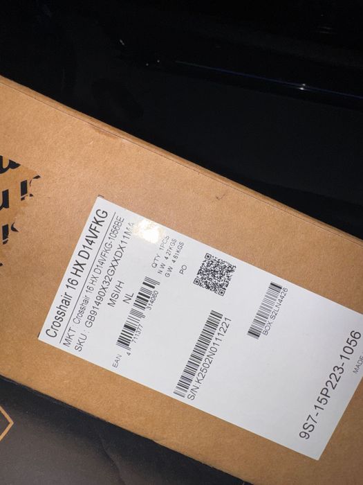 Msi Crosshair 16 HX (D14VFKG)