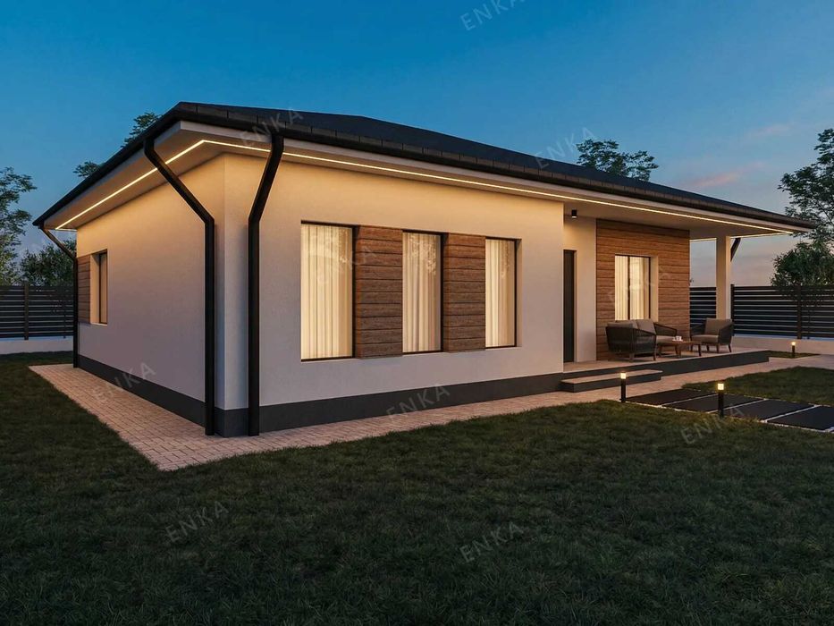 Casa 3 camere la cheie, finisaje personalizate - ENKA Miroslava