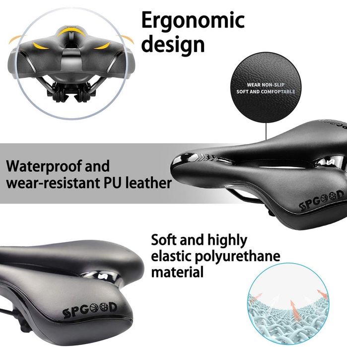 Sa de bicicleta moale