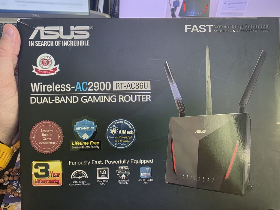 Router Wireless Asus RT-AC86U, AC2900, Dual-Band, GB, USB