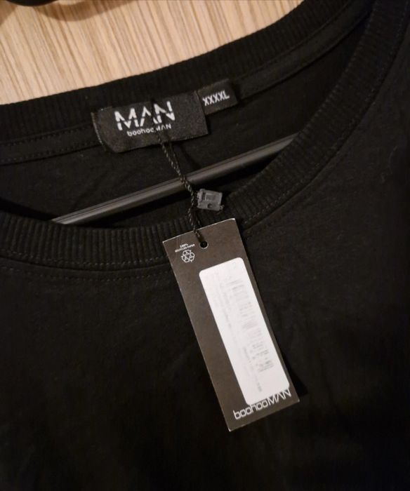 Tricou Boohoo MAN, 4XL, imprimeu cu Mona Lisa