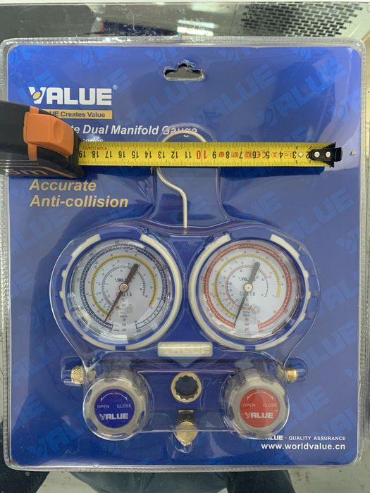 Baterie manometre ceasuri freon value vmg-2-r32-03 sau bmg-2-r32-b-03