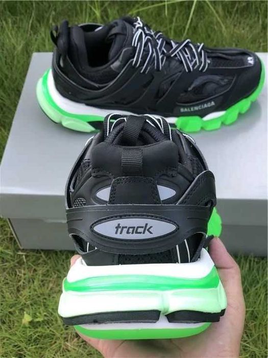 Balenciaga Track Sneaker "Black/Neon Green"