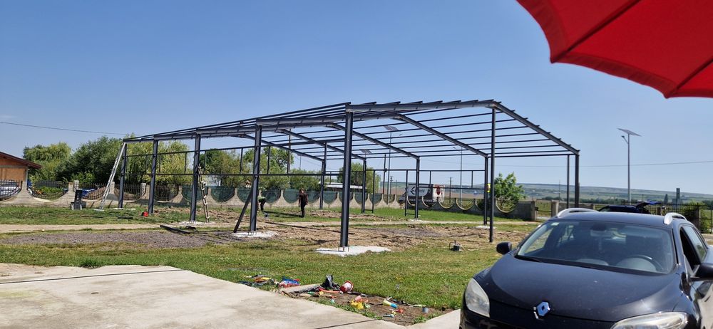 Vând hală metalica 20x10x4