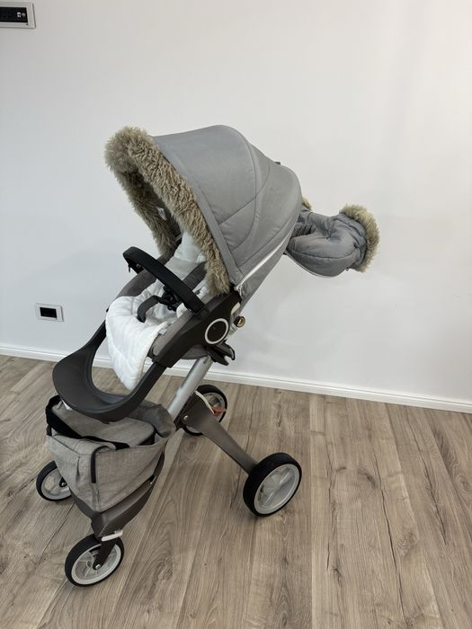 Carucior Stokke v4. 3 in 1 ( parte sport, landou, scoica) +CADOU
