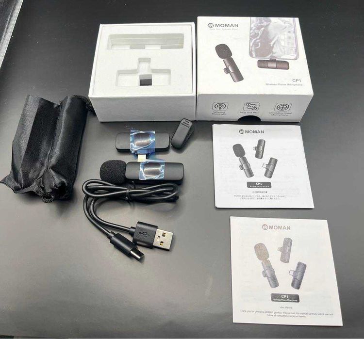 Безжичен микрофон Moman CP1 2,4 GHz