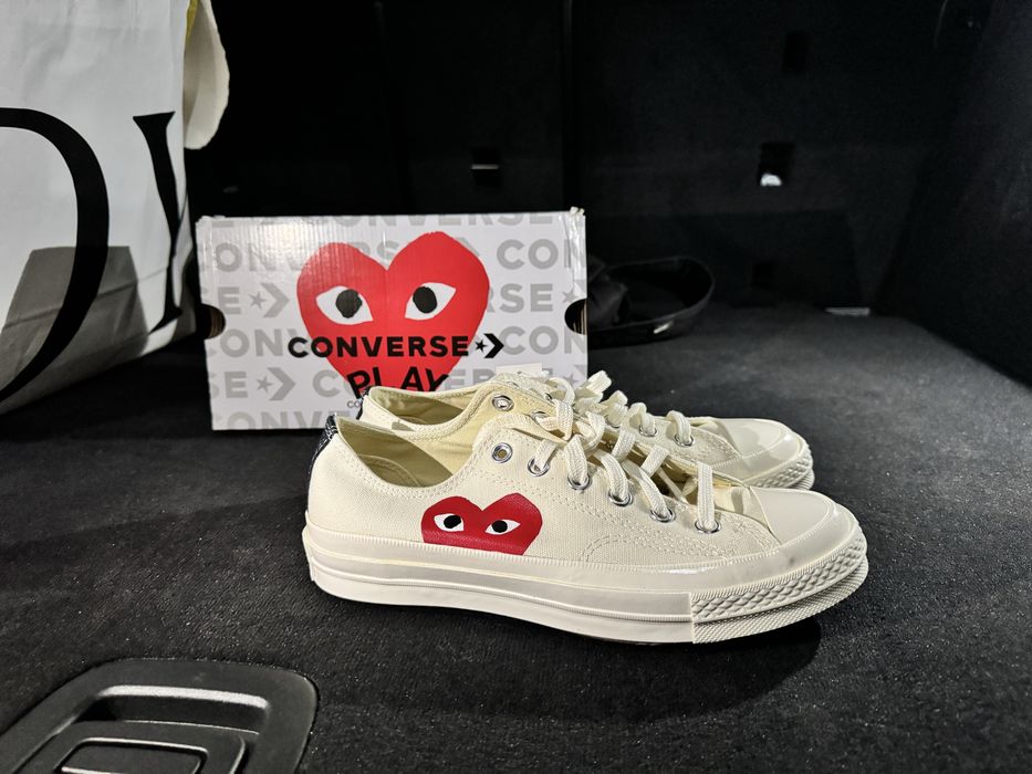 Comme de garçons play converse