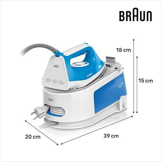 Парогенератор Braun CareStyle 1 IS102BL, 2200W, 5.5 бара, 1,5L