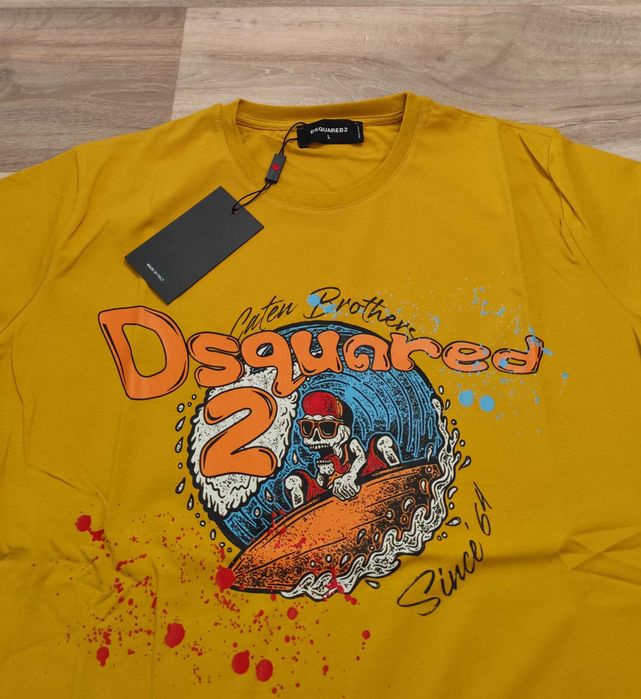 Мъжка детска фланелка памук Dsquared 2025