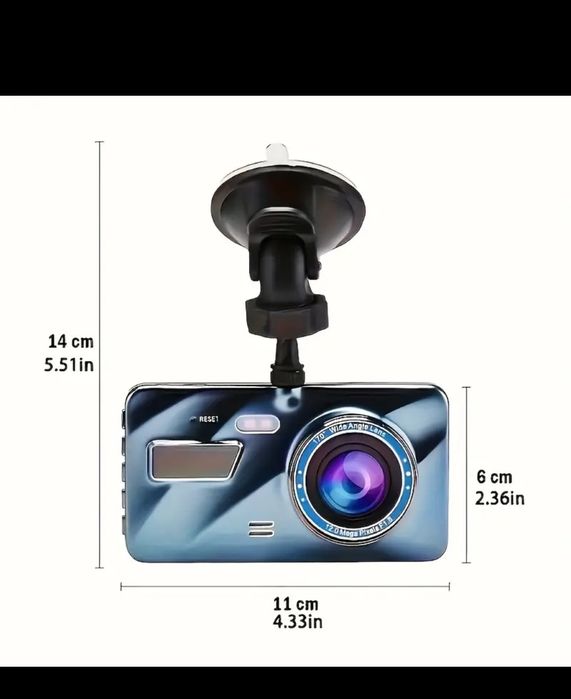 Видеорегистратор Full HD двойна камера