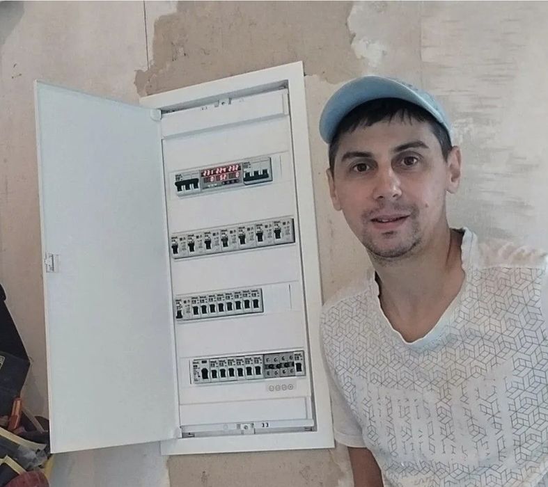 Электрик, мелкий ремонт, установка розеток замена выключателей недорог