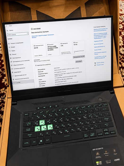 Asus tuf dash f15 3050ti