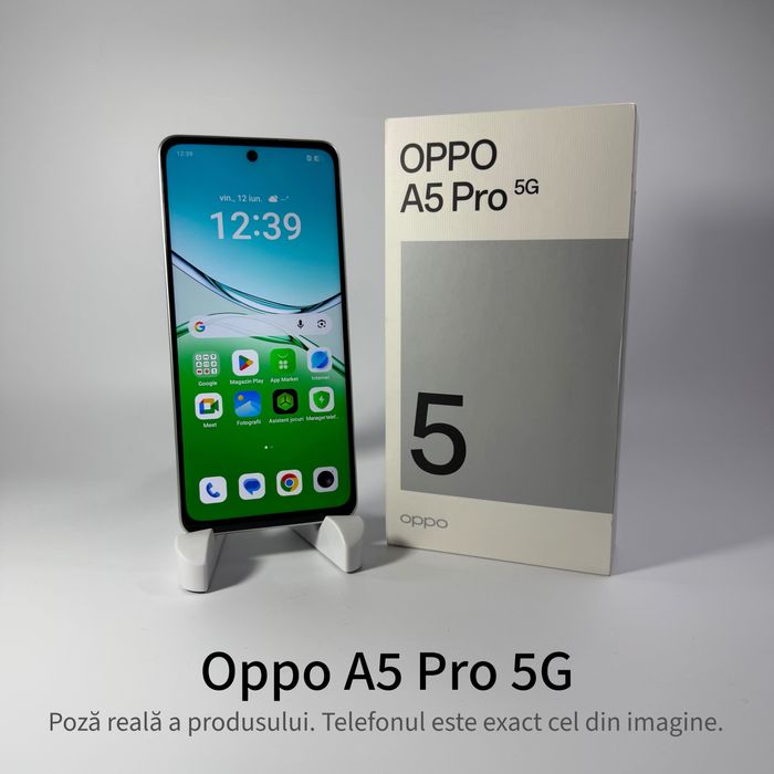Oppo A5 Pro 5G 256 gb / 8+8 gb ram , Garantie 2 ani + cadou
