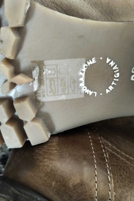 Намалени - Боти SANSIBAR на ток, естествена кожа