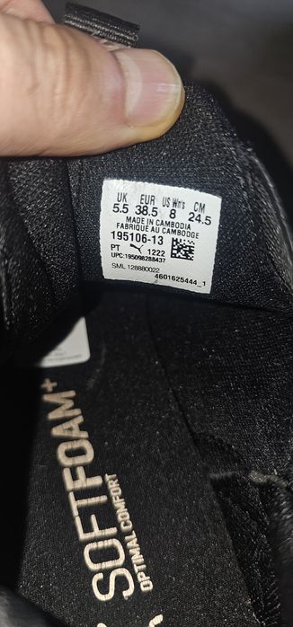 Puma negru unisex 38.5, nou nouti
