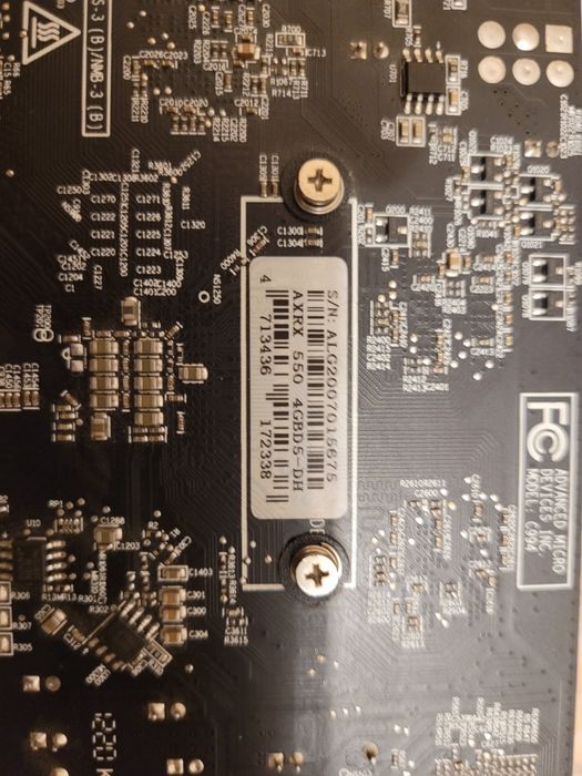 Placa Video VGA PowerColor ATI RADEON RX550,4Gb GDDR5,128 Bit,impecabi