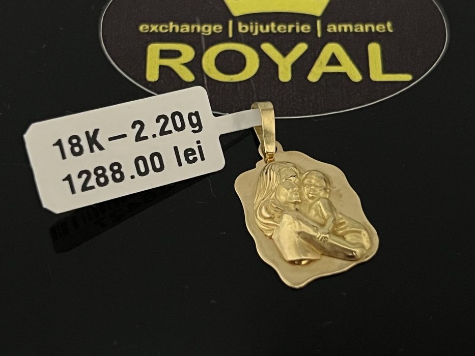 Bijuteria Royal CB : Pandant mama copil aur 18K 750  2,20 gr