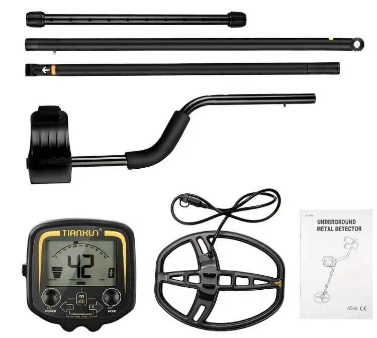 TX-850 металотърсач металдетектор + Подарък  5"/13см/ златарска бобина