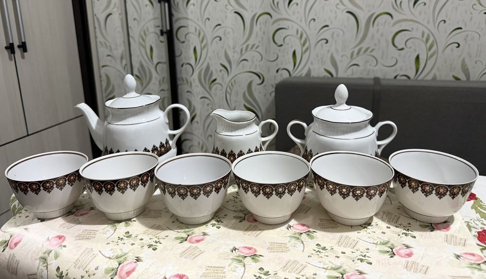 Чайный фарфоровый сервис «Диана»