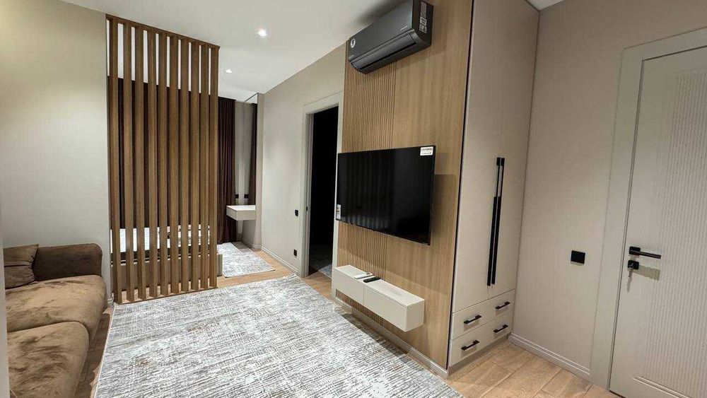 Инвест-студия | Botanika Saroyi | 38 м² | 16 этаж | С мебелью