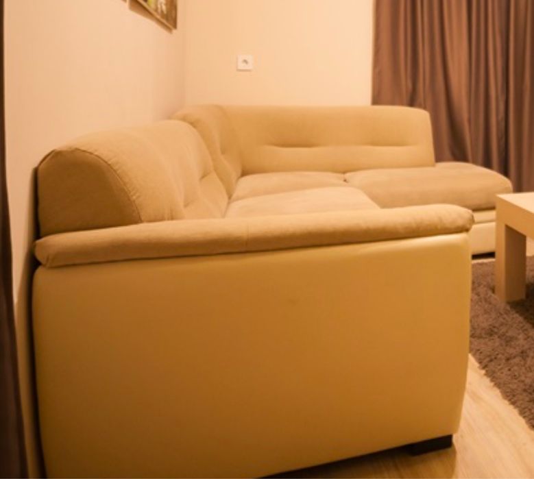 Ъглов разтегателен диван