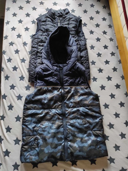 Комплект от два шушлякови преходни елека/грейки за момче