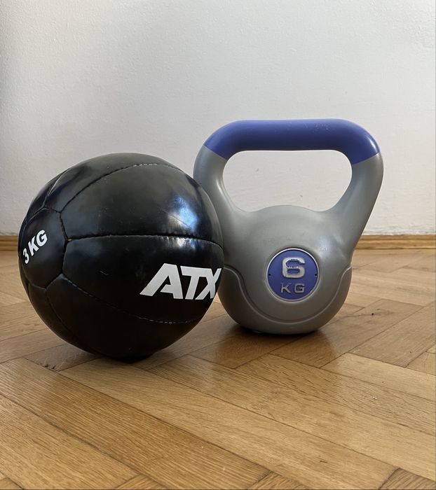 Kettlebell si minge medicinala