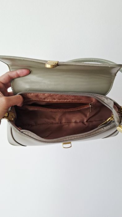 Сумка-багет из эко кожи