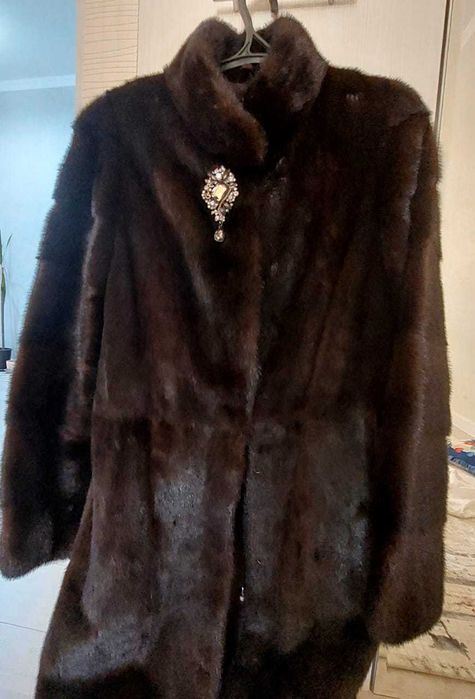 Норковая шуба б/у