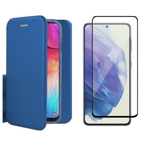 Samsung A51/A52/A53/A54/A55/A56 Flip Case Sintetic Type + Folie Sticla