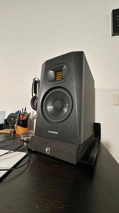 Monitoare ADAM Audio T5V + Sub8 subwoofer cu telecomanda, cabluri stok