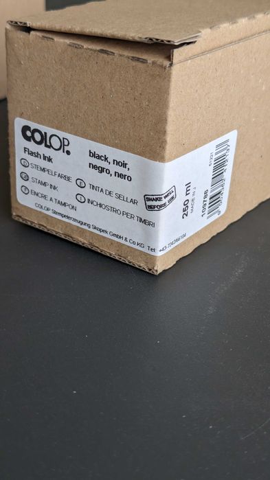 Мастило Colop EOS, 250 ml, черно