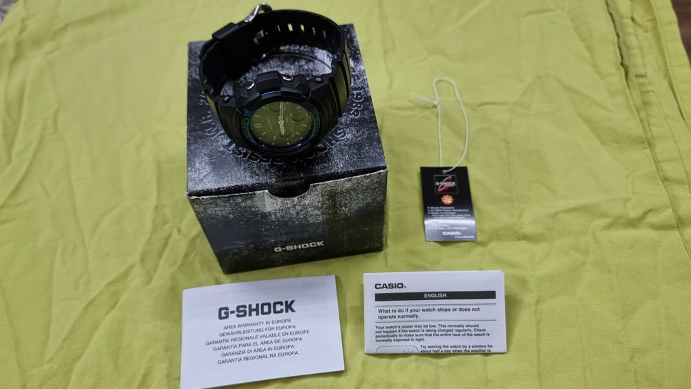 Часовник Casio G-SHOCK AWG-M100A-1AER Solar Radio
