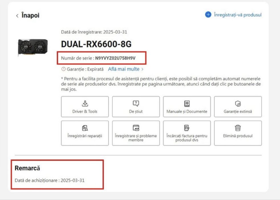 ASUS Dual Radeon RX 6600 8GB