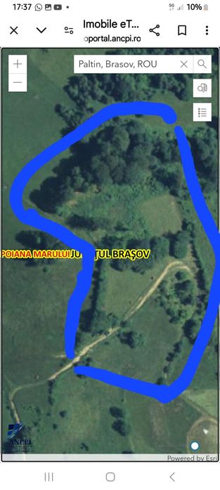 Teren intravilan 4500mp de vânzare Poiana Marului Brasov