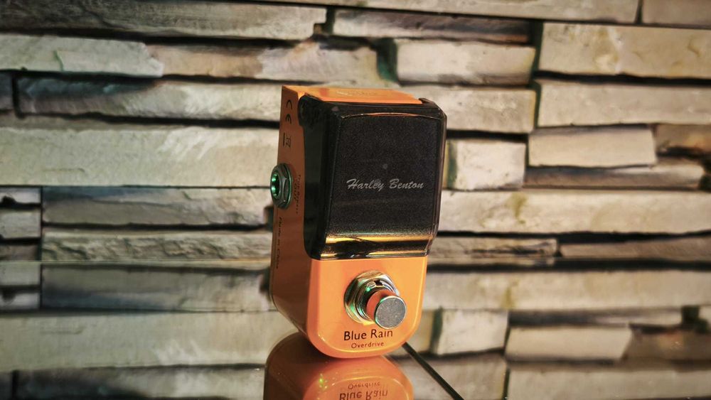 Pedala chitara electrica Harley Benton Blue Rain Overdrive - Garantie